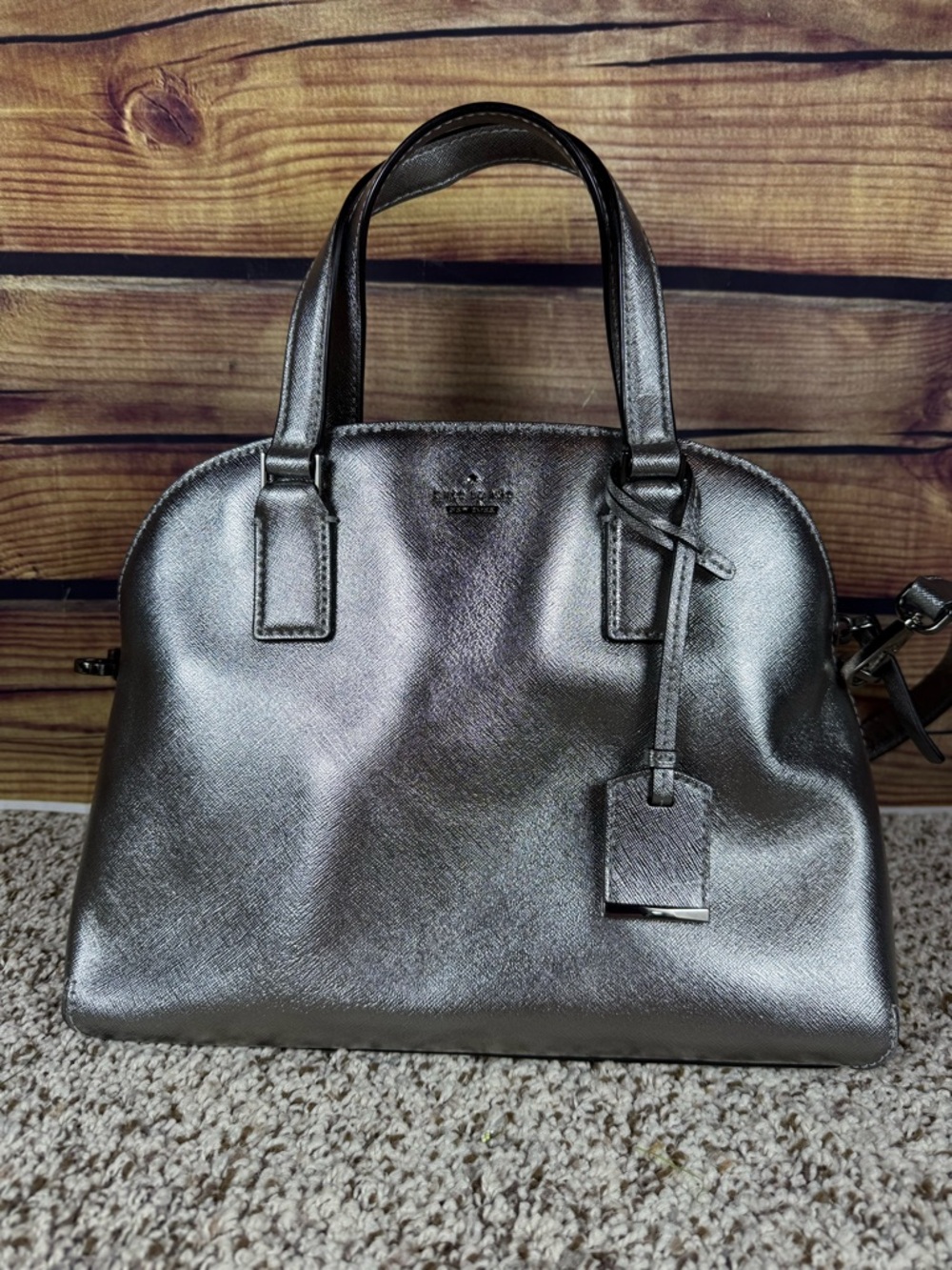 Kate Spade Metallic Satchel
